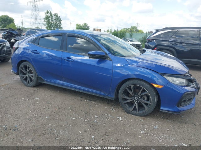 2017 Honda Civic Sport მანქანა იყიდება აუქციონზე, vin: SHHFK7G44HU302831, აუქციონის ნომერი: 12632894