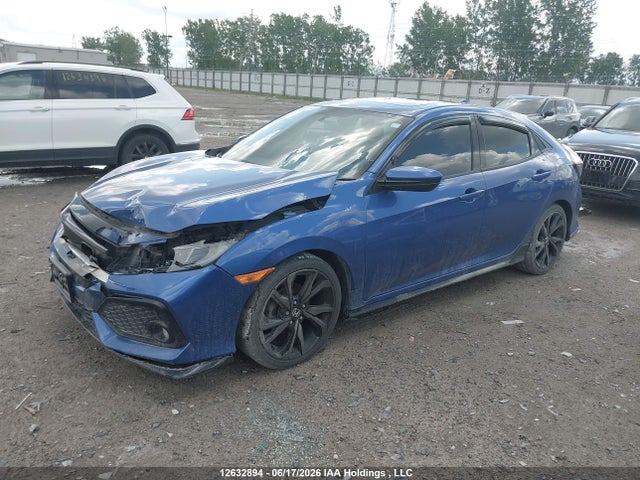 2017 Honda Civic Sport მანქანა იყიდება აუქციონზე, vin: SHHFK7G44HU302831, აუქციონის ნომერი: 12632894