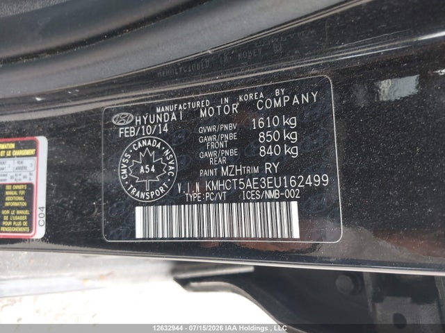 Hyundai Accent 2014 KMHCT5AE3EU162499 Image 9