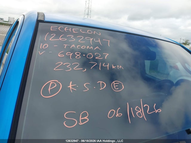 Auction sale of the 2010 Toyota Tacoma Double Cab Long Bed, vin: 5TEMU4FN9AZ698027, lot number: 12632947