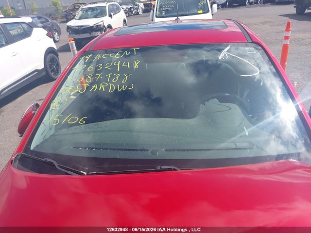Продаж на аукціоні авто 2019 Hyundai Accent Limited, vin: 3KPC35A39KE087188, номер лоту: 12632948