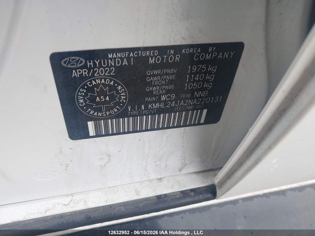 Hyundai Sonata Preferred 2022 KMHL24JA2NA220131 Image 18
