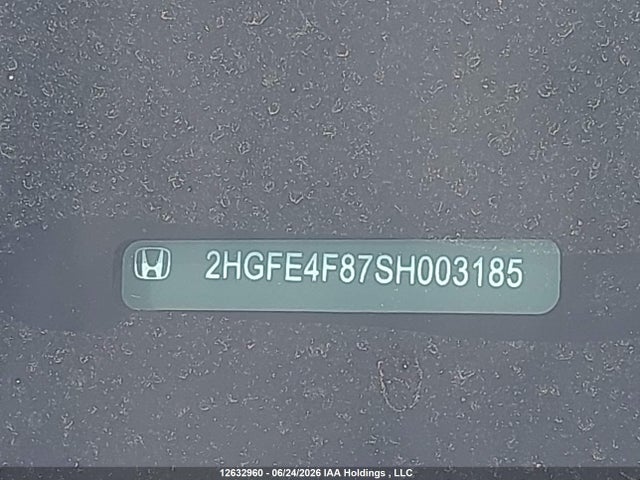 Honda Civic 2025 2HGFE4F87SH003185 Image 20