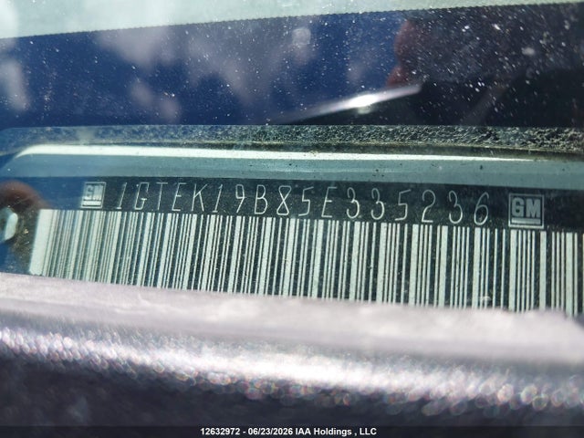 Aukcja sprzedaży 2005 Gmc Sierra 1500 Sl/sle/slt, vin: 1GTEK19B85E335236, numer aukcji: 12632972