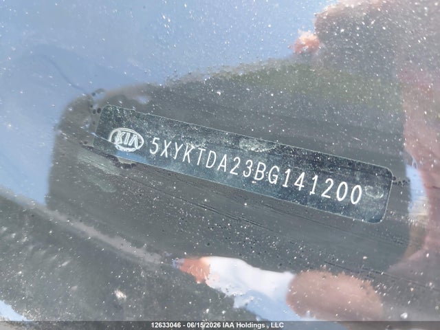 12633046 :رقم المزاد ، 5XYKTDA23BG141200 vin ، 2011 Kia Sorento Lx V6 مزاد بيع