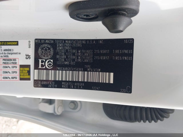Toyota Corolla Cross 2026 7MUCAABG9TV156989 Image 9