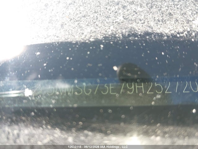 12633115 :رقم المزاد ، 5NMSG73E79H252720 vin ، 2009 Hyundai Santa Fe Gl/gls مزاد بيع