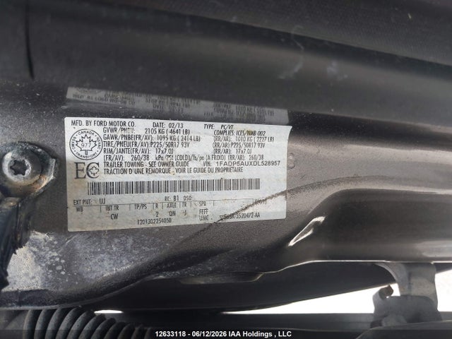 Продаж на аукціоні авто 2013 Ford C-max Hybrid Se, vin: 1FADP5AUXDL528957, номер лоту: 12633118