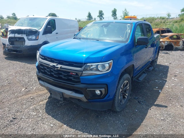 12633121 :رقم المزاد ، 1GCGTDEN2N1143115 vin ، 2022 Chevrolet Colorado Z71 مزاد بيع