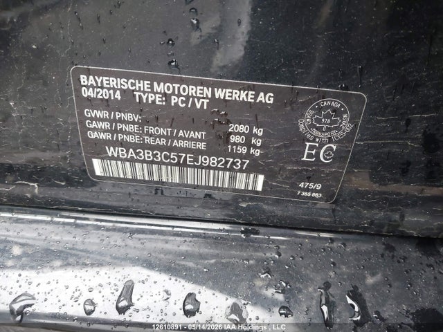 WBA3B3C57EJ982737 BMW 328i Xdrive