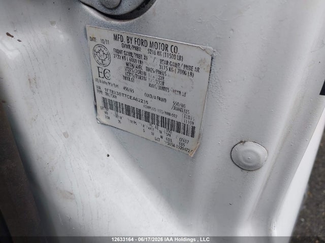 Продажа на аукционе авто 2012 Ford F350 Super Duty, vin: 1FT8X3BT7CEA62235, номер лота: 12633164
