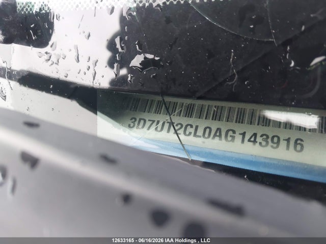 2010 Dodge Ram 2500 მანქანა იყიდება აუქციონზე, vin: 3D7UT2CL0AG143916, აუქციონის ნომერი: 12633165