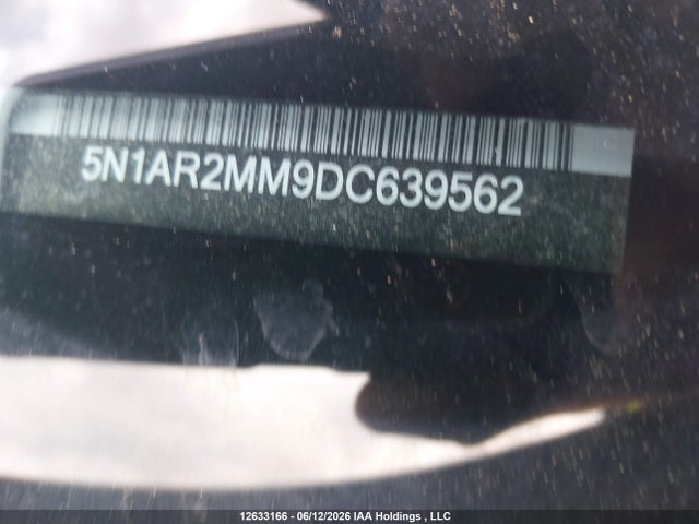 Aukcja sprzedaży 2013 Nissan Pathfinder S/sv/sl/platinum, vin: 5N1AR2MM9DC639562, numer aukcji: 12633166