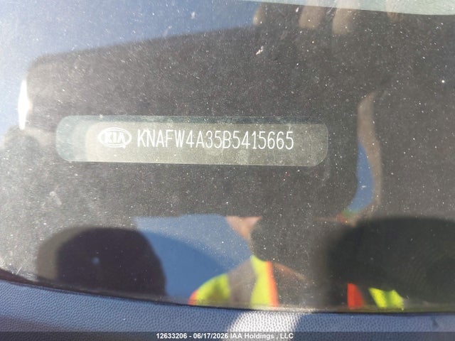 12633206 :رقم المزاد ، KNAFW4A35B5415665 vin ، 2011 Kia Forte 2.4l Sx/2.4l Sx Luxury مزاد بيع