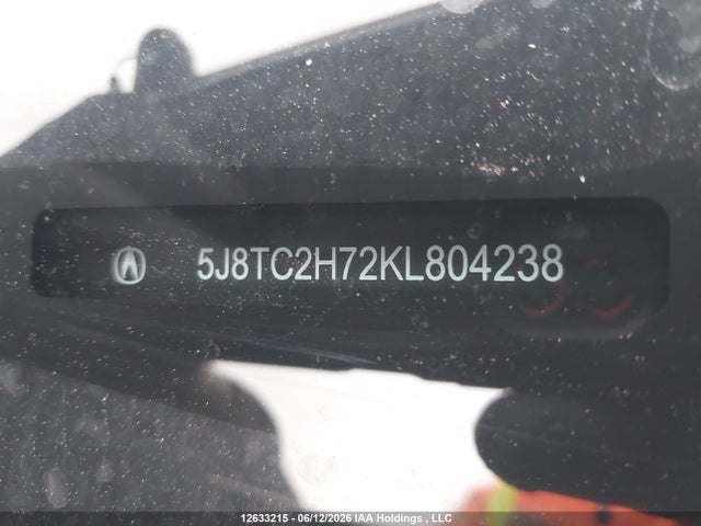 5J8TC2H72KL804238 Acura Rdx Advance