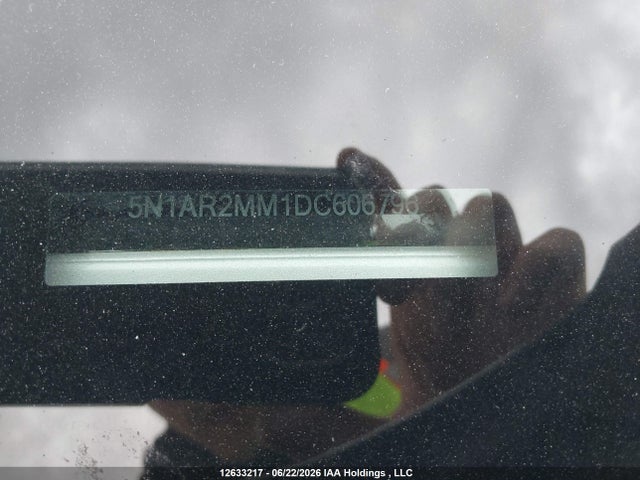 12633217 :رقم المزاد ، 5N1AR2MM1DC606796 vin ، 2013 Nissan Pathfinder Platinum/s/sl/sv مزاد بيع
