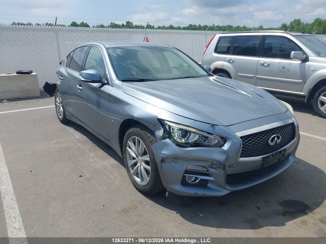 2014 Infiniti Q50 Premium/sport მანქანა იყიდება აუქციონზე, vin: JN1BV7AR0EM694529, აუქციონის ნომერი: 12633271