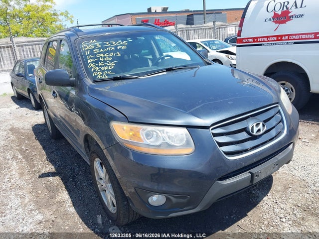 2011 Hyundai Santa Fe Se მანქანა იყიდება აუქციონზე, vin: 5XYZHDAG6BG046013, აუქციონის ნომერი: 12633305