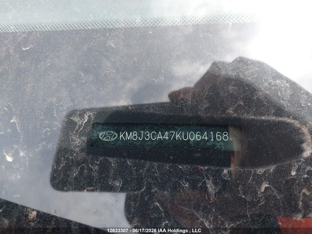 2019 Hyundai Tucson მანქანა იყიდება აუქციონზე, vin: KM8J3CA47KU064168, აუქციონის ნომერი: 12633307