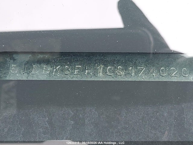 Продажа на аукционе авто 2012 Toyota Highlander, vin: 5TDBK3EH1CS174020, номер лота: 12633315