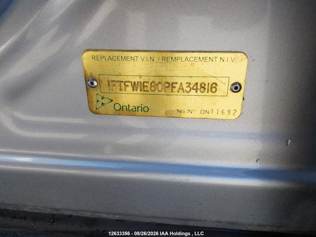 1FTFW1E80PFA34816 Ford F150 Supercrew