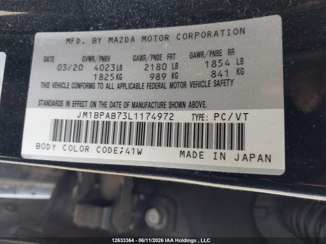 Mazda 3 2020 JM1BPAB73L1174972 Image 18