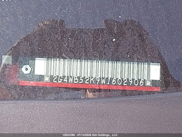 Aukcja sprzedaży 1998 Buick Regal Ls, vin: 2G4WB52K9W1602906, numer aukcji: 12633396