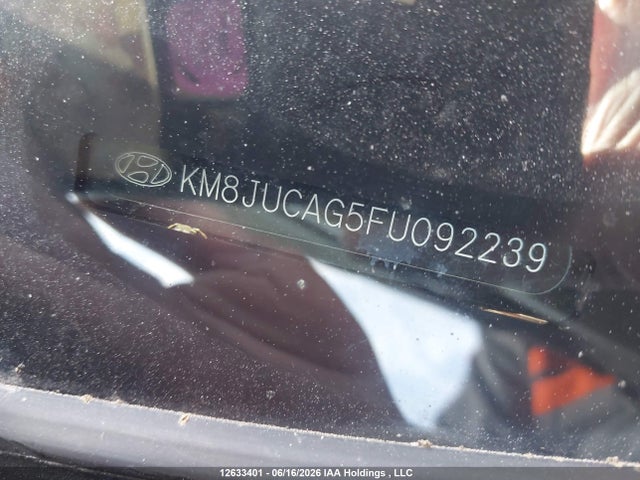 Продаж на аукціоні авто 2015 Hyundai Tucson Limited/se, vin: KM8JUCAG5FU092239, номер лоту: 12633401