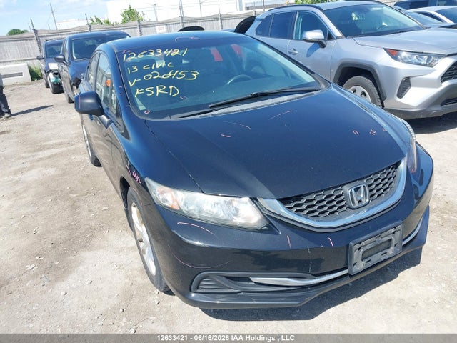12633421 :رقم المزاد ، 2HGFB2F47DH020453 vin ، 2013 Honda Civic Lx مزاد بيع