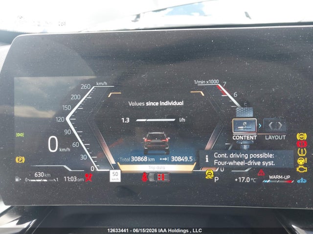 2025 Bmw X1 Xdrive28i მანქანა იყიდება აუქციონზე, vin: WBX73EF01S5276450, აუქციონის ნომერი: 12633441