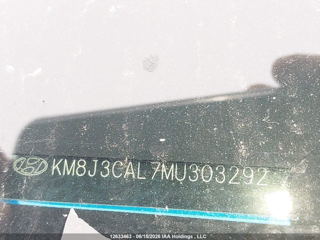 Продажа на аукционе авто 2021 Hyundai Tucson Limited/sel/sport/ultimate/value, vin: KM8J3CAL7MU303292, номер лота: 12633463