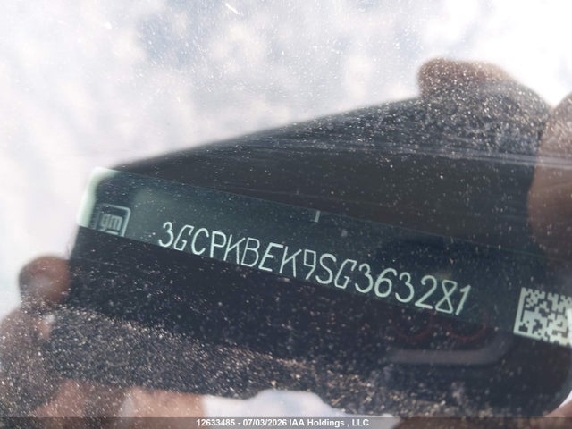 3GCPKBEK9SG363281 Chevrolet Silverado 1500 4wd Custom