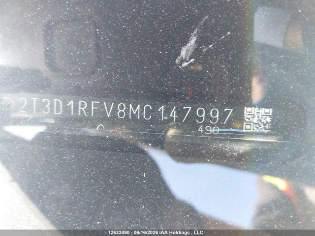 2T3D1RFV8MC147997 Toyota Rav4 Limited