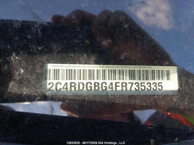 Dodge Grand Caravan Se/sxt 2015 2C4RDGBG4FR735335 Image 20
