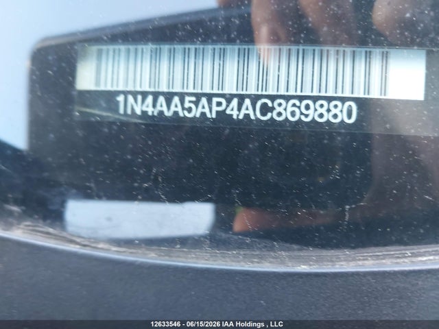 Продаж на аукціоні авто 2010 Nissan Maxima S/sv, vin: 1N4AA5AP4AC869880, номер лоту: 12633546