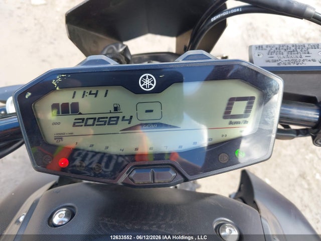 Auction sale of the 2015 Yamaha Fz07, vin: JYARM06N9FA001080, lot number: 12633552