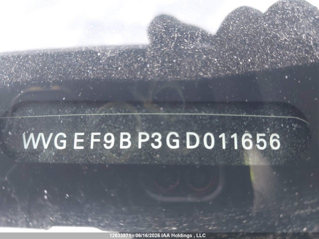 12633571 :رقم المزاد ، WVGEF9BP3GD011656 vin ، 2016 Volkswagen Touareg Sport/lux/executive مزاد بيع
