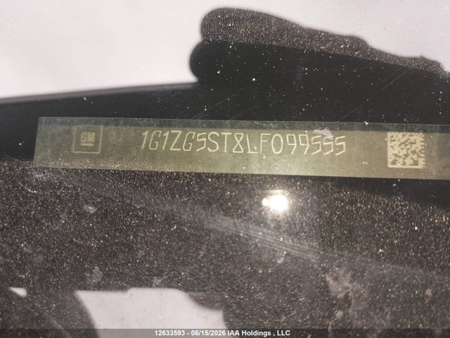12633593 :رقم المزاد ، 1G1ZG5ST8LF099555 vin ، 2020 Chevrolet Malibu Rs مزاد بيع