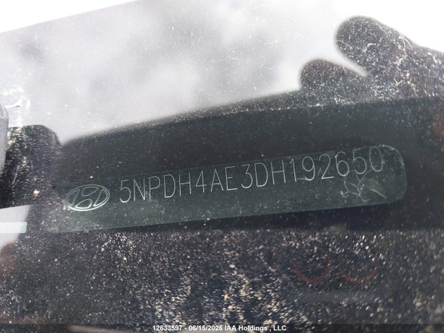 Продаж на аукціоні авто 2013 Hyundai Elantra Gls/limited, vin: 5NPDH4AE3DH192650, номер лоту: 12633597