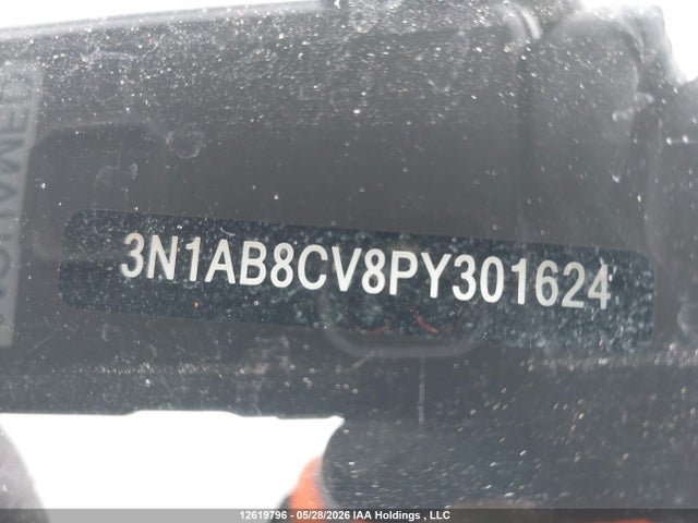 Продаж на аукціоні авто 2023 Nissan Sentra Sv, vin: 3N1AB8CV8PY301624, номер лоту: 12619796