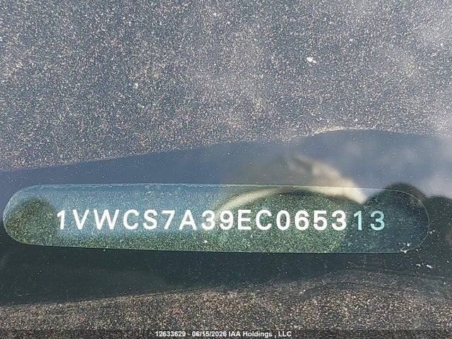 Aukcja sprzedaży 2014 Volkswagen Passat Sel, vin: 1VWCS7A39EC065313, numer aukcji: 12633629