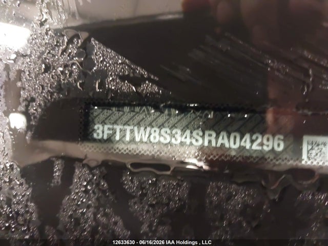12633630 :رقم المزاد ، 3FTTW8S34SRA04296 vin ، 2025 Ford Maverick Lariat مزاد بيع