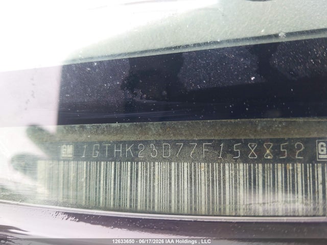 Продажа на аукционе авто 2007 Gmc Sierra K2500 Heavy Duty, vin: 1GTHK23D77F158852, номер лота: 12633650