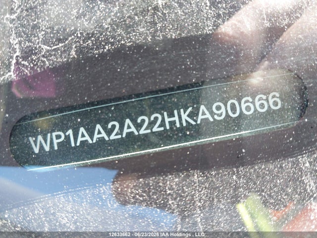 Porsche Cayenne 2017 WP1AA2A22HKA90666 Image 9