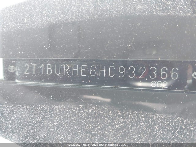 Toyota COROLLA LE 2017 2T1BURHE6HC932366 Image 9