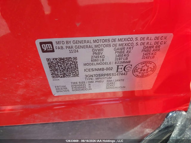 Chevrolet Equinox Ev Rs 2025 3GN7DSRP8SS147443 Image 20