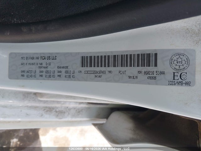 Chrysler 200 C 2016 1C3CCCCG5GN187493 Image 9