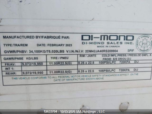 Di-mond Trailer 2024 2DM42JA40RS209904 Image 10