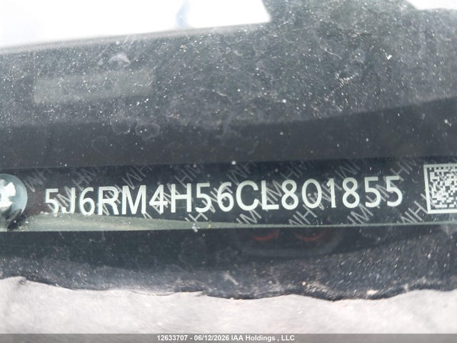 2012 Honda Cr-v Ex მანქანა იყიდება აუქციონზე, vin: 5J6RM4H56CL801855, აუქციონის ნომერი: 12633707