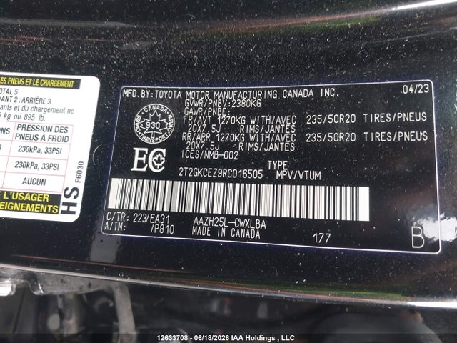 Продаж на аукціоні авто 2024 Lexus Nx 350h 350h, vin: 2T2GKCEZ9RC016505, номер лоту: 12633708